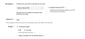 قیمت گذاری در google adwords